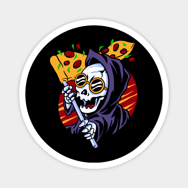 dead of pizza Magnet by spoilerinc